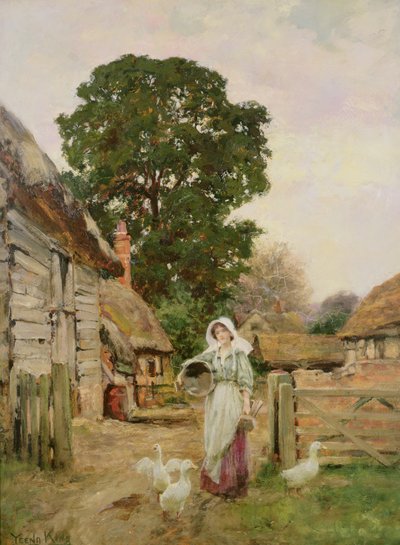The Dairy Maid by Henry John Yeend King